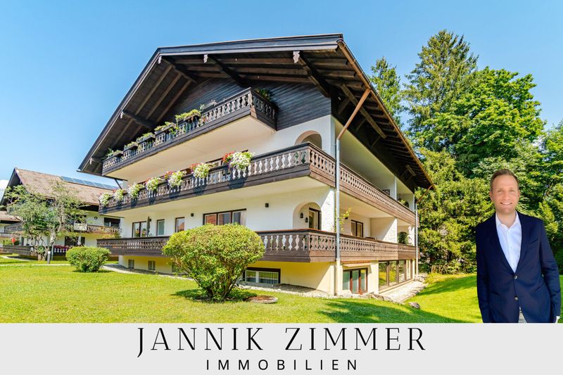 Komplett saniertes Tegernsee-Refugium in Bad Wiessee: 4 Zimmer, 2 Bäder & unverbaubarer Bergblick
